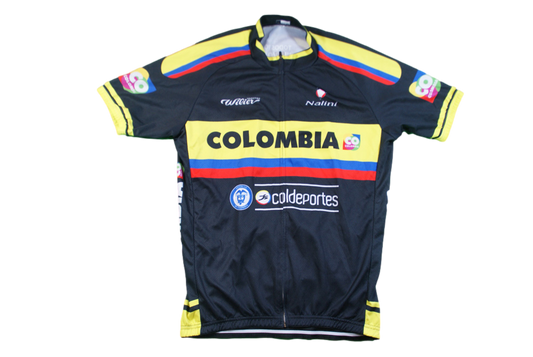 Maillot vélo rétro Nalini Colombia Wilier