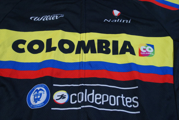 Maillot vélo rétro Nalini Colombia Wilier