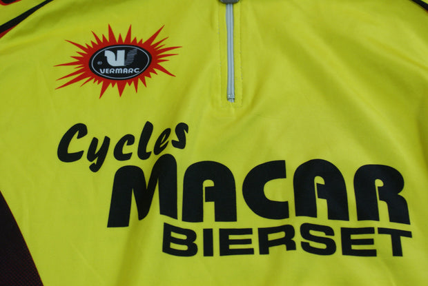 Maillot cyclisme vintage Vermarc Cycles Macar