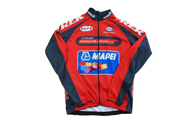 Veste cyclisme vintage Mapei Esso Jako