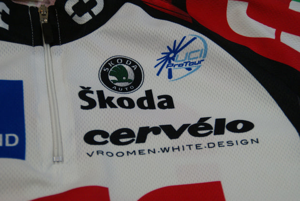 Maillot vélo rétro Descente Skoda UCI CSC Man