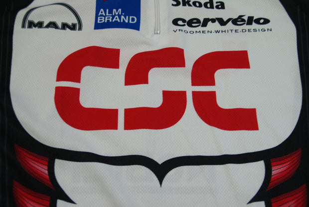 Maillot vélo rétro Descente Skoda UCI CSC Man