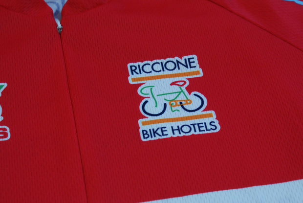 Veste vélo vintage Giordana Hotel Dory Riccione Italy bike hotels