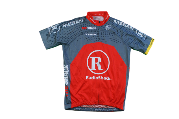 Veste vélo vintage Bontrager Radioshack Trek Nissan UCI