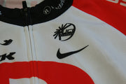 Veste cyclisme vintage Nike Radioshack Time Twitter UCI Nissan