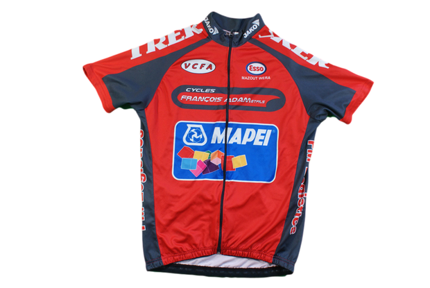 Veste vélo rétro Jako Mapei Trek Esso