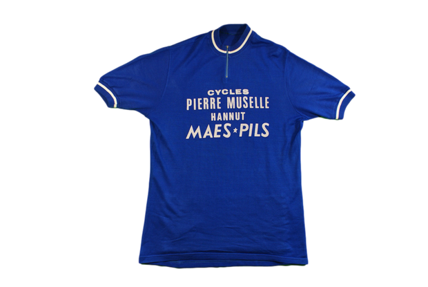 Maillot vélo rétro Pierre Muselle Café des Sports Lens