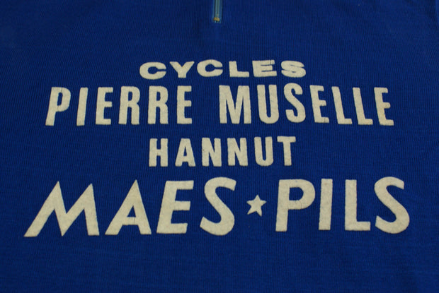 Maillot vélo rétro Pierre Muselle Café des Sports Lens