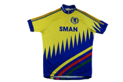 Maillot vélo vintage Tricots du Rocher Sman Peugeot