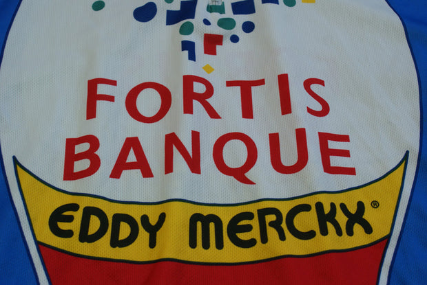 Maillot cyclisme vintage Giordana Fortis Banque Eddy Merckx