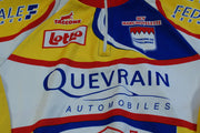 Maillot cyclisme vintage Vima Lotto Fernelmont Taccone Quevrain