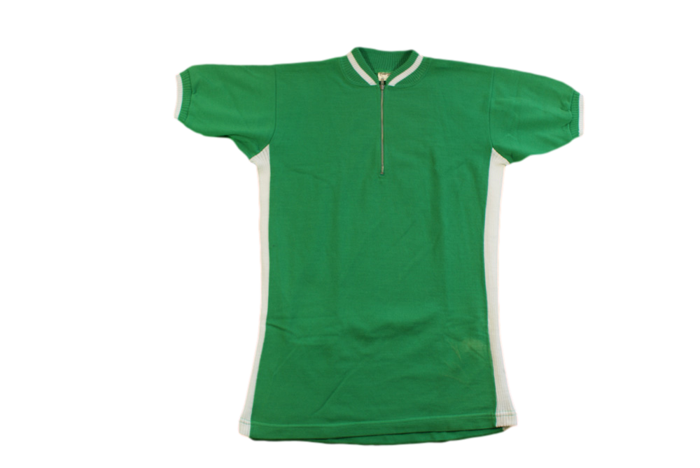 Maillot cyclisme vintage Campagnolo manches courtes vert