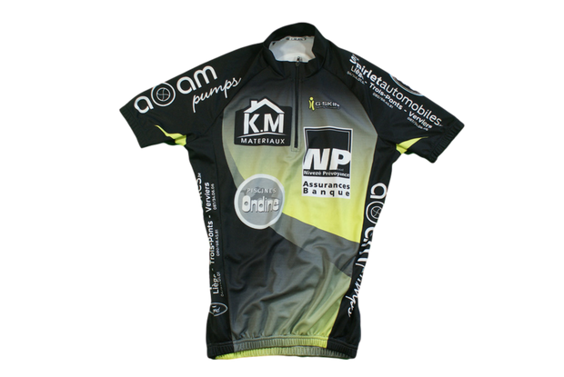 Maillot cyclisme vintage G-skin KM Matériaux