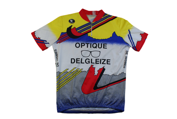 Maillot vélo vintage Vermarc Optique Delgleize