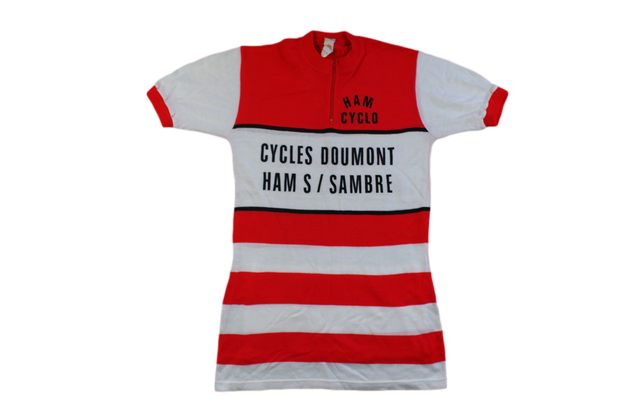 Maillot vélo vintage Ham cyclo Cycles Doumont