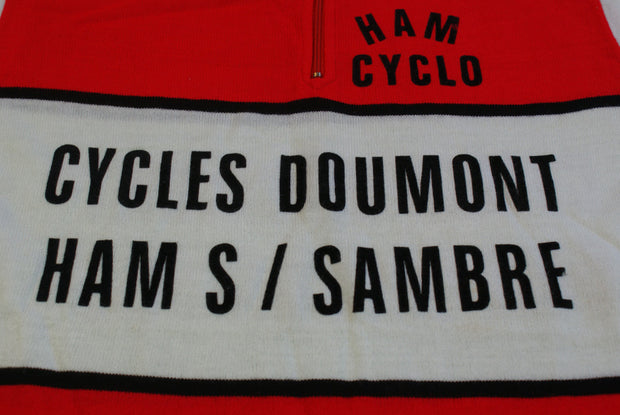 Maillot vélo vintage Ham cyclo Cycles Doumont