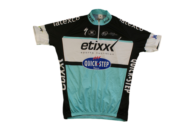 Maillot cyclisme vintage Vermarc Quick Step Etixx Peugeot