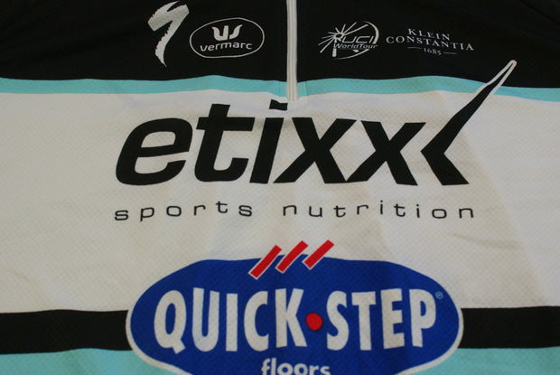 Maillot cyclisme vintage Vermarc Quick Step Etixx Peugeot