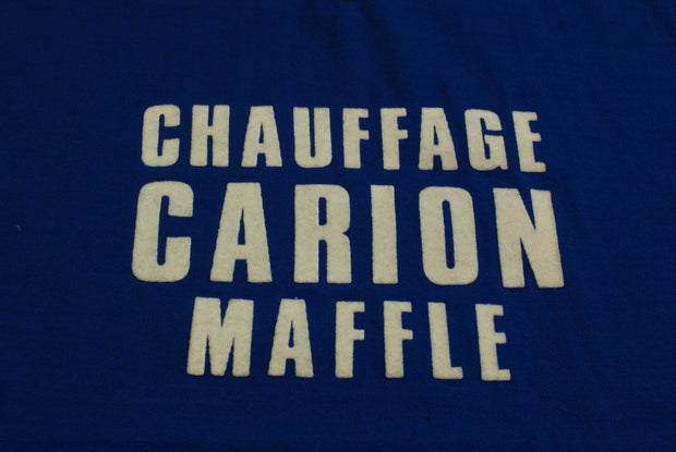 Maillot vélo vintage Chauffage Carion Maffle