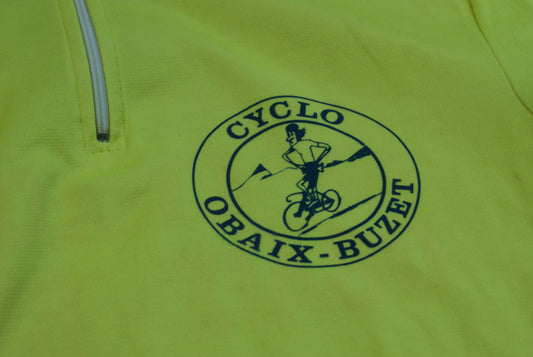 Maillot vélo vintage Cyclo Obaix-Buzet