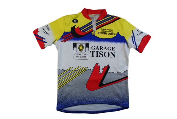 Maillot vélo rétro Vermarc Renault Garage Tison