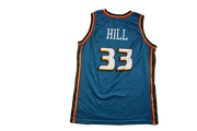 Maillot basket vintage Pistons Détroit N°33 Hill NBA