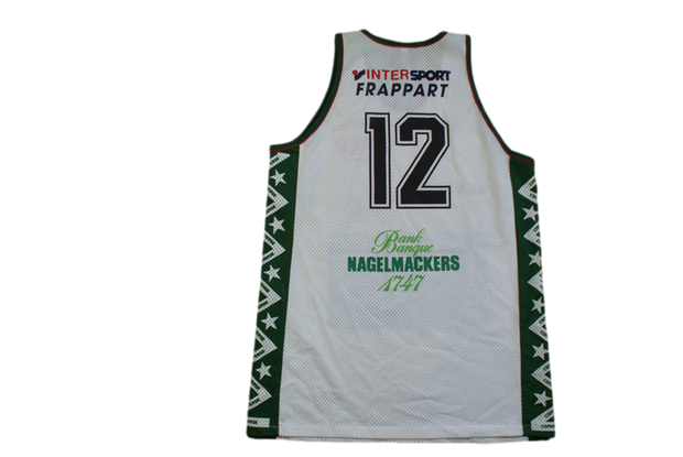 Maillot basket rétro Converse Renault N°12 Frappart