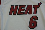 Maillot basket rétro Heat Miami N°6 James NBA