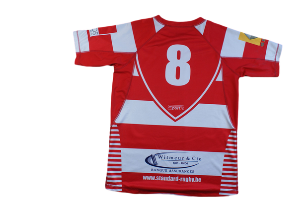 Maillot rugby rétro Standard Rugby 1963 N°8