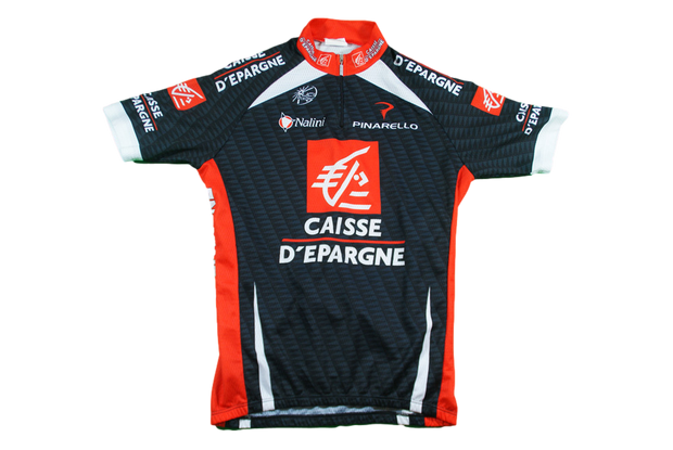 Maillot cyclisme vintage Caisse d'Epargne Nalini UCI Pinarello