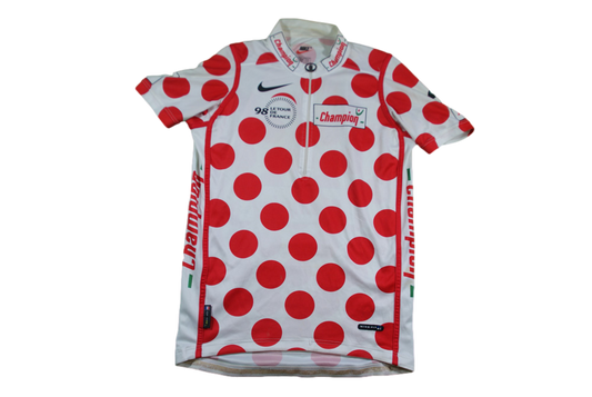 Maillot à points vélo rétro Nike Champion Tour de France 1998
