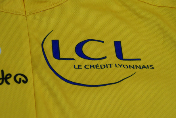 Maillot jaune vélo rétro LCL Nike Tour de France 2006