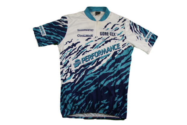 Maillot vélo vintage Performance Gore-Tex Shimano Coolmax