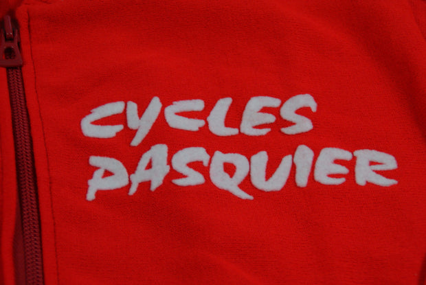 Veste vélo rétro Tricots du rocher Cycles Pasquier