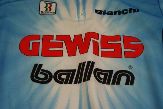 Maillot cyclisme vintage Gewiss Bianchi Biemme Playbus