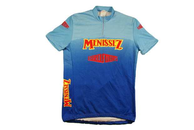 Maillot cyclisme vintage Tricots du rocher Menissez