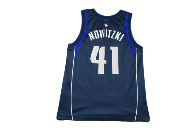 Maillot NBA rétro Mavericks Dallas #41 Nowitzki