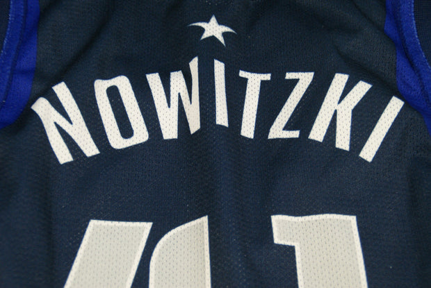 Maillot NBA rétro Mavericks Dallas #41 Nowitzki