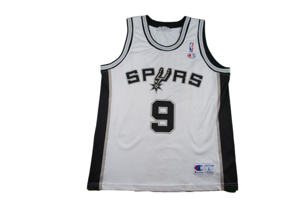 Maillot NBA rétro Spurs San Antonio #9 Parker