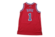 Maillot NBA vintage Bulls Chicago #1 Rose 12 ans