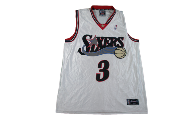 Maillot NBA rétro Sixers Philadelphie #3 Iverson