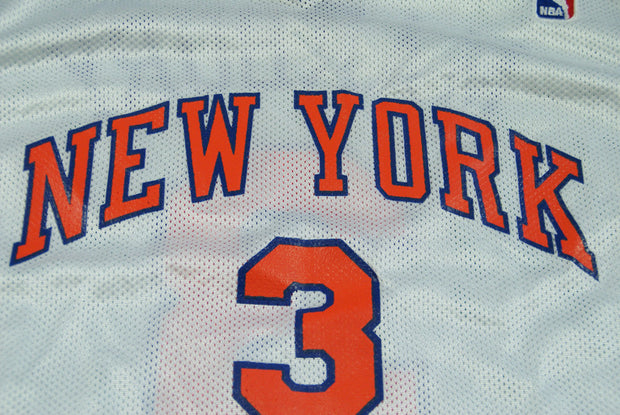 Maillot NBA rétro Knicks New York #3 Marbury