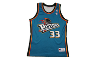 Maillot NBA rétro Pistons Détroit #33 Hill
