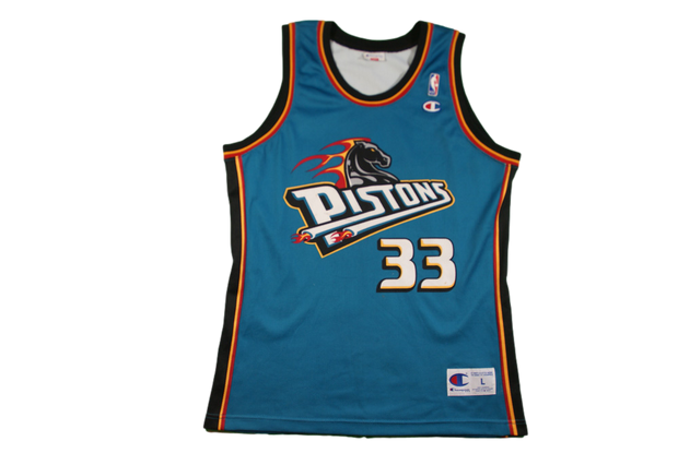Maillot NBA rétro Pistons Détroit #33 Hill