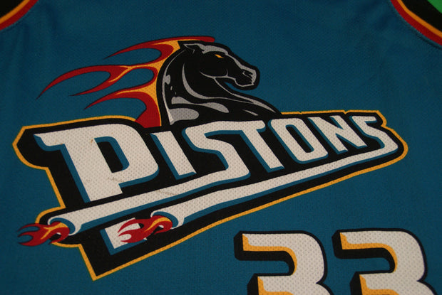 Maillot NBA rétro Pistons Détroit #33 Hill