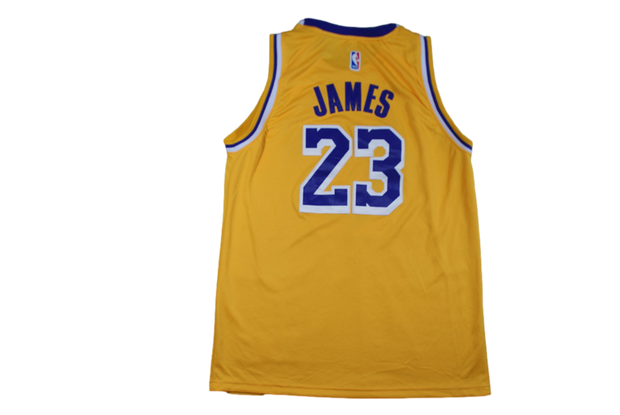 Maillot NBA vintage Lakers Los Angeles #23 James