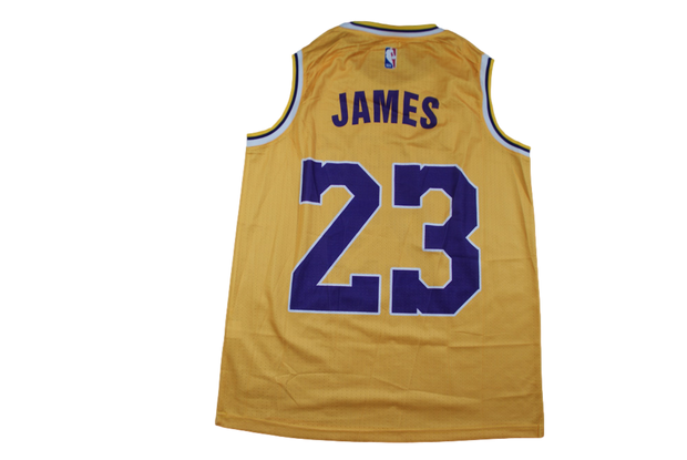 Maillot NBA rétro Lakers Los Angeles #23 James