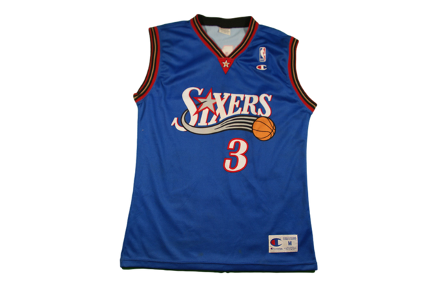 Maillot NBA rétro Sixers Philadelphie #3 Iverson