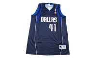 Maillot NBA rétro Mavericks Dallas #41 Nowitzki