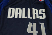 Maillot NBA rétro Mavericks Dallas #41 Nowitzki